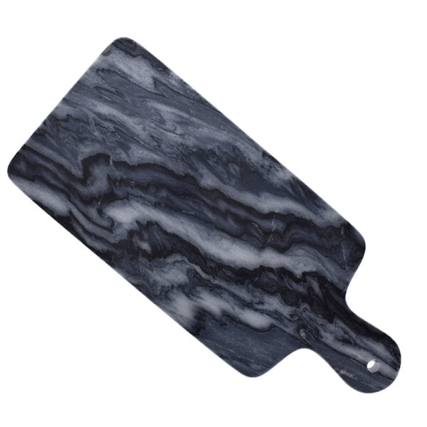 Planche à fromage rectangulaire en marbre gris Bel-Air Cuisivin avec poignée