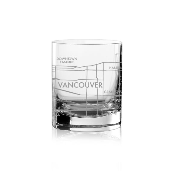 Verre à whisky Cuisivin Vancouver Map - Paquet de 6