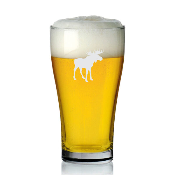 Cuisivin Moose Print Beer Glass – 6 Pack