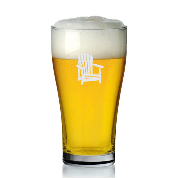 Cuisivin Muskoka Chair Print Verre à bière – Paquet de 6