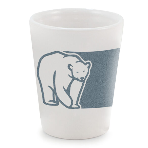 Tasse en porcelaine Ours polaire en velours Cuisivin