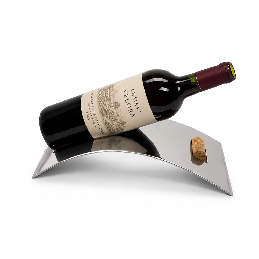 6072_Basic White_Bel-Air Arc Wine Cradle_03