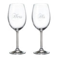 Ensemble de verres à vin His & Hers de Cuisivin - Paquet de 2 – Image 2