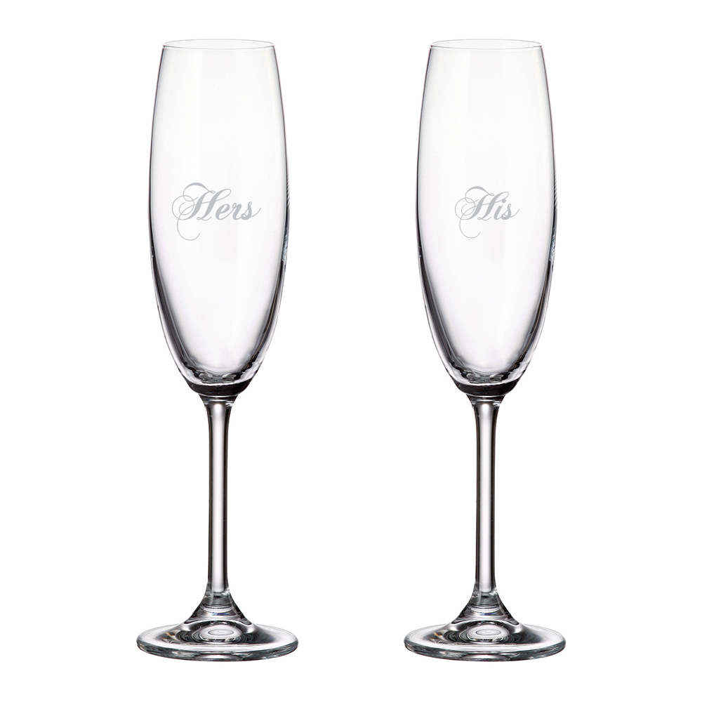 8465HH_His & Hers Flute_1=empty glass white background