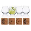 Stemless Gin Copa Glass - Gift Set