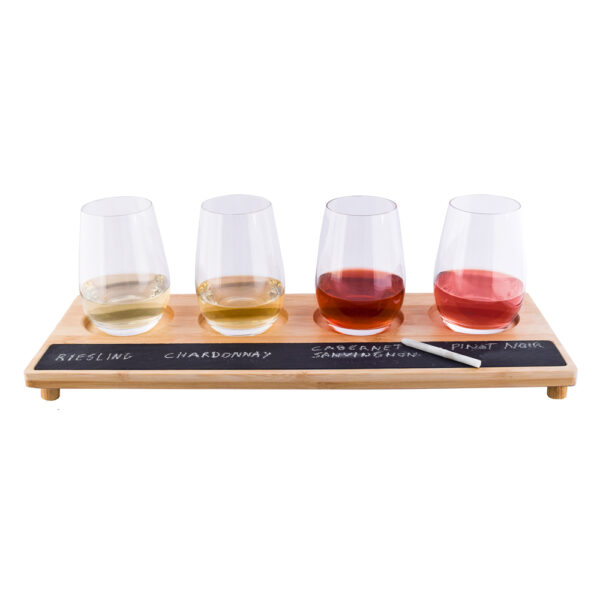 Cuisivin Tasting Flight Board with Slate
