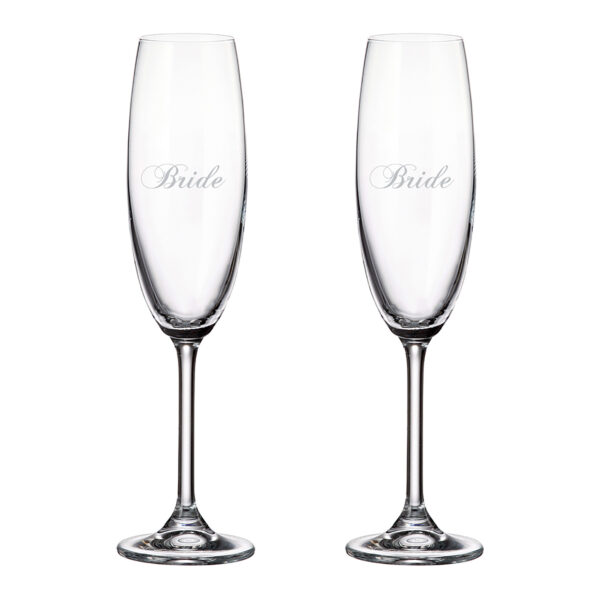 Cuisivin Bride & Bride Champagne Flute 220ml/7.5oz - 2pk
