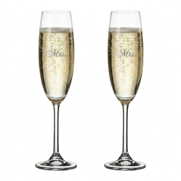 Flûte Cuisivin Mrs. & Mrs. 220ml/7.5oz - 2pk