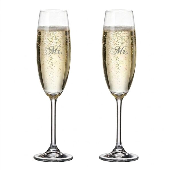 Flûte Cuisivin Mr. & Mr. 220ml/7.5oz - 2pk