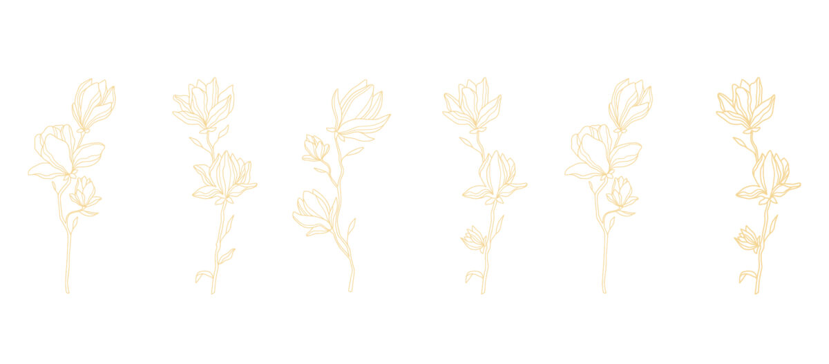 Floral Line art