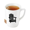 Muskoka Chair Porcelain Tea Mug – 4pk – Image 3