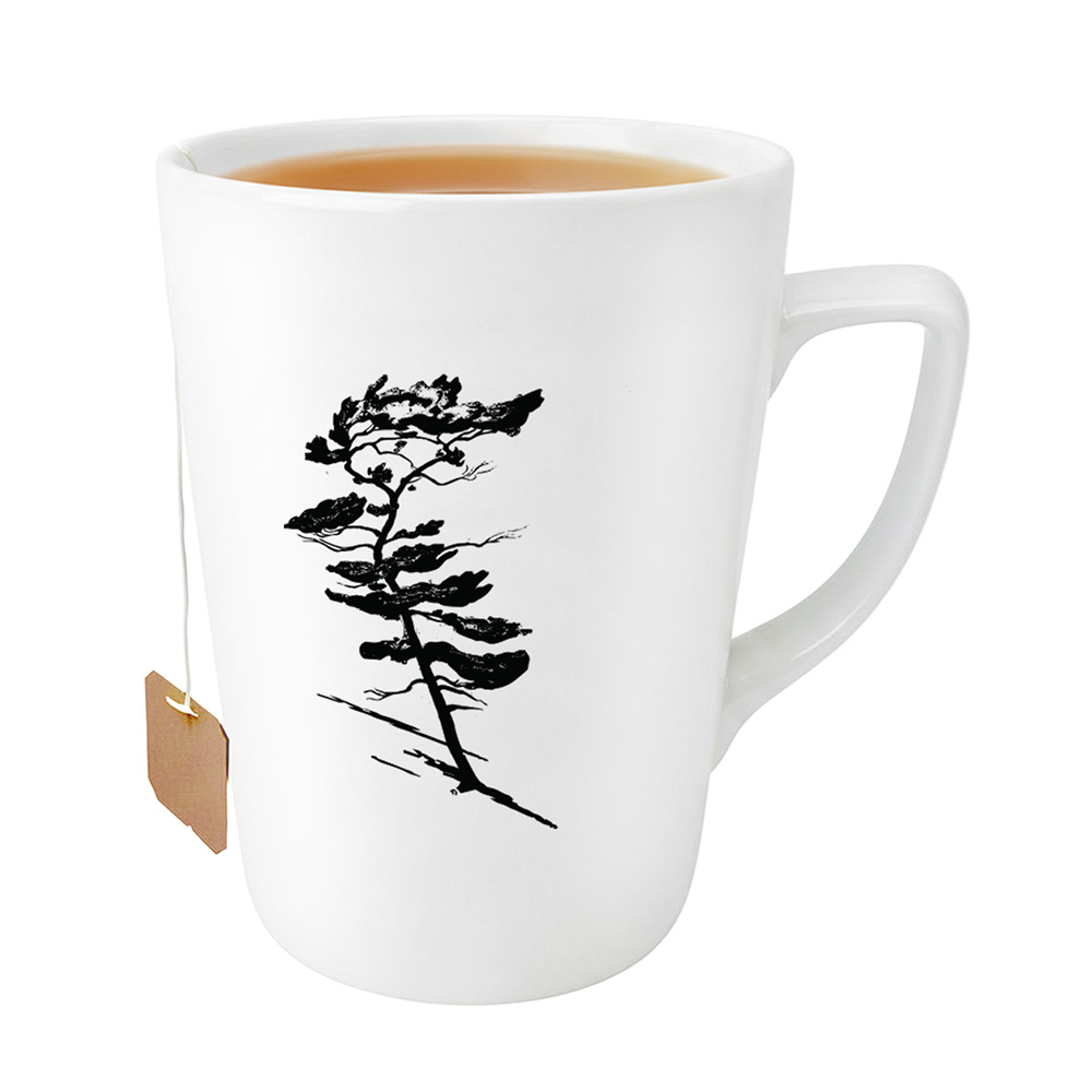 6602WSE_Filled_Tea Mug_Windswept East_01 Windswept East Porcelain Tea Mug – 4pk - Image 1