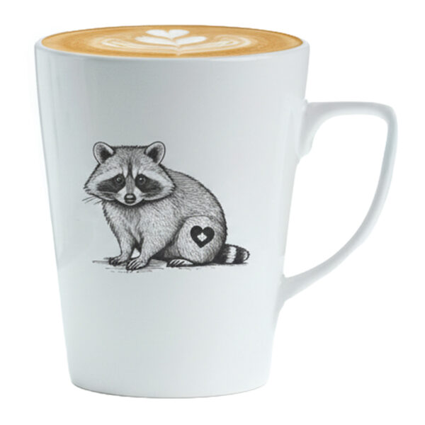 Canadian Raccoon Porcelain Mug – 4pk