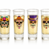 Calavera Sugar Skull – Shot Glass Set (Set of 4)