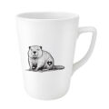 Canadian Beaver Porcelain Tea Mug – 4pk – Image 2