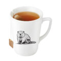 Canadian Beaver Porcelain Tea Mug – 4pk – Image 3