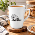 Canadian Beaver Porcelain Tea Mug – 4pk – Image 4
