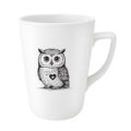 Canadian Owl Porcelain Tea Mug – 4pk – Image 2