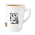 Canadian Owl Porcelain Tea Mug – 4pk