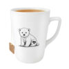 Canadian Polar Bear Porcelain Tea Mug – 4pk