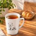 Canadian Polar Bear Porcelain Tea Mug – 4pk – Image 4