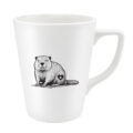 Canadian Beaver Porcelain Mug – 4pk – Image 2
