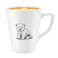 Canadian Polar Bear Porcelain Mug – 4pk