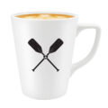 Canadian Paddles Porcelain White Mug 400ml/13.8 oz - 4pk