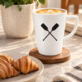 Canadian Paddles Porcelain White Mug 400ml/13.8 oz - 4pk – Image 4