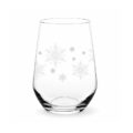 Snowflake Stemless Glass 13oz / 370ml - 6pk – Image 2
