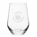 Santa Pour Stemless Wine Glass 13oz / 370ml – 6pk – Image 2