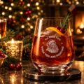 Santa Pour Stemless Wine Glass 13oz / 370ml – 6pk – Image 3