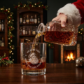Santa Pour Rock Glass 10.25oz / 290ml – 6pk – Image 3