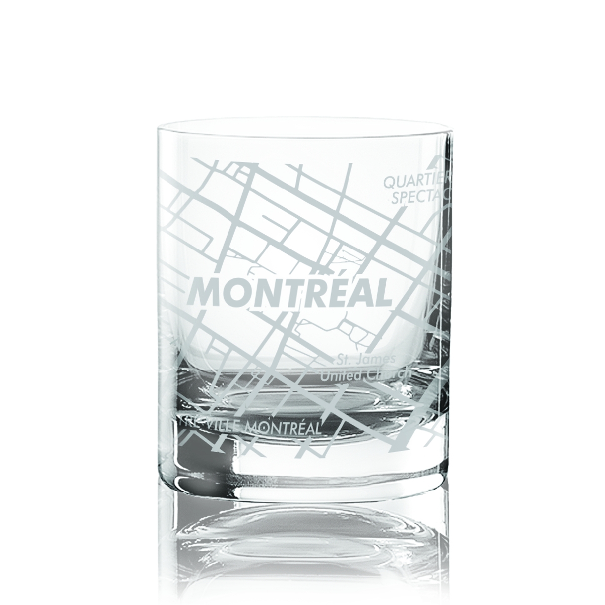Cuisivin Montreal Map Whisky Glass 6 Pack